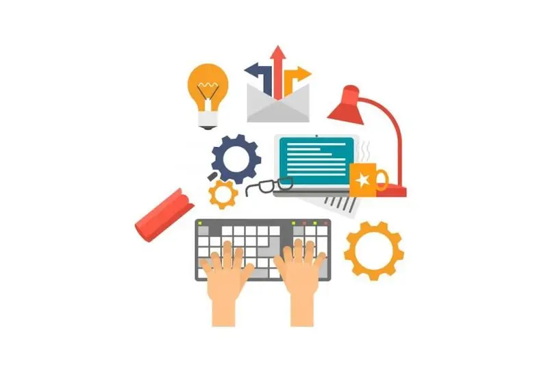 vector, laptop, sistem, demo gratuit