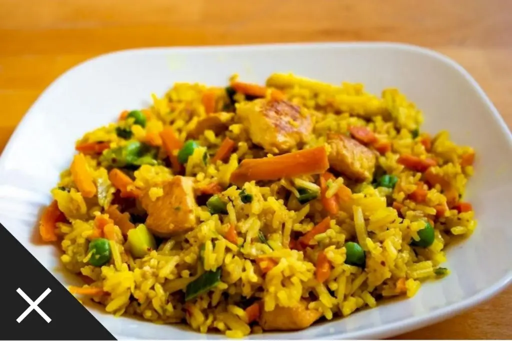 fotografie culinara, orez cu legume