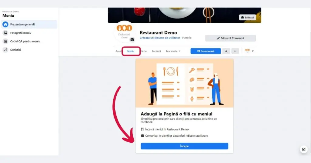 cum adaugi meniul pe facebook, alege meniul2