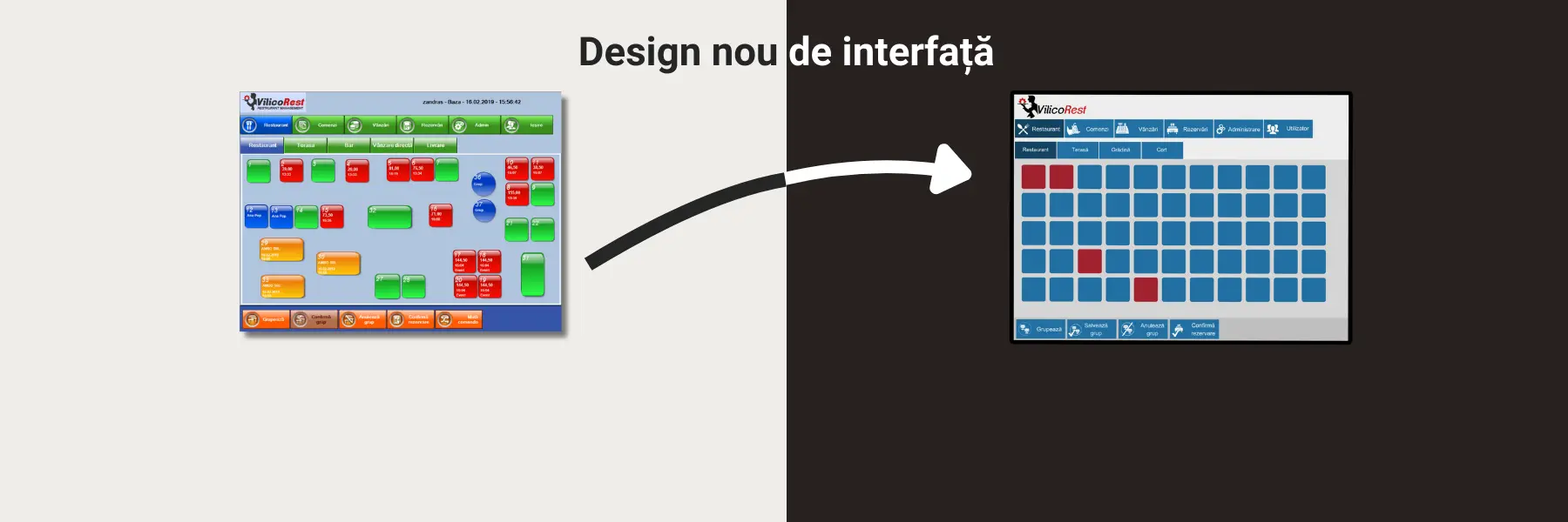 Noua interfață VilicoRest este în curs de lansare
